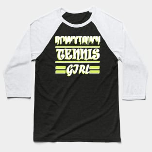 Tennis tennis court double rackets girls Baseball T-Shirt